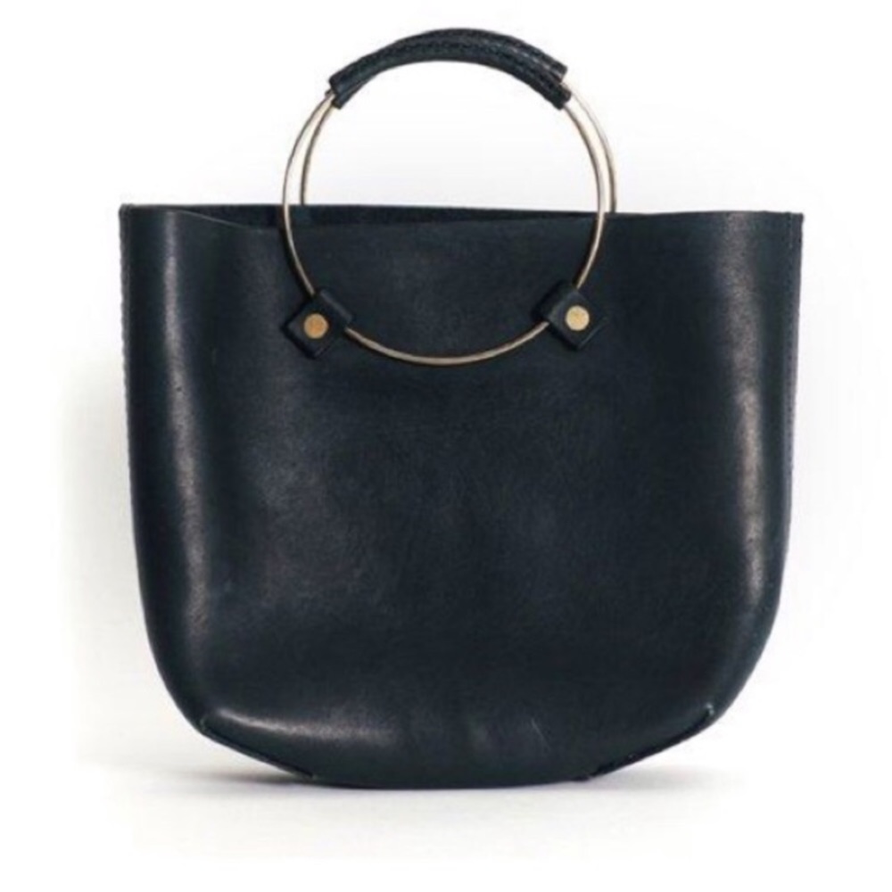 NEW Tribe Alive Luxe brass handle handbag